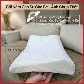☪️SIÊU ÊM ÁI☪️Gối Nằm Cho Bé Cao Su Non Thiên Nhiên Đàn Hồi, Thoáng Khí - Chăn Ga Sỉ HCM