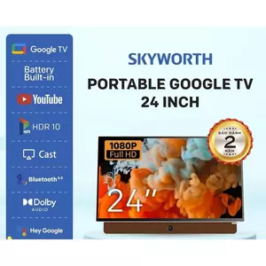 Google Tivi Skyworth Xách Tay Di Động Skyworth Full HD 24" 24P6300 BH 24 Tháng