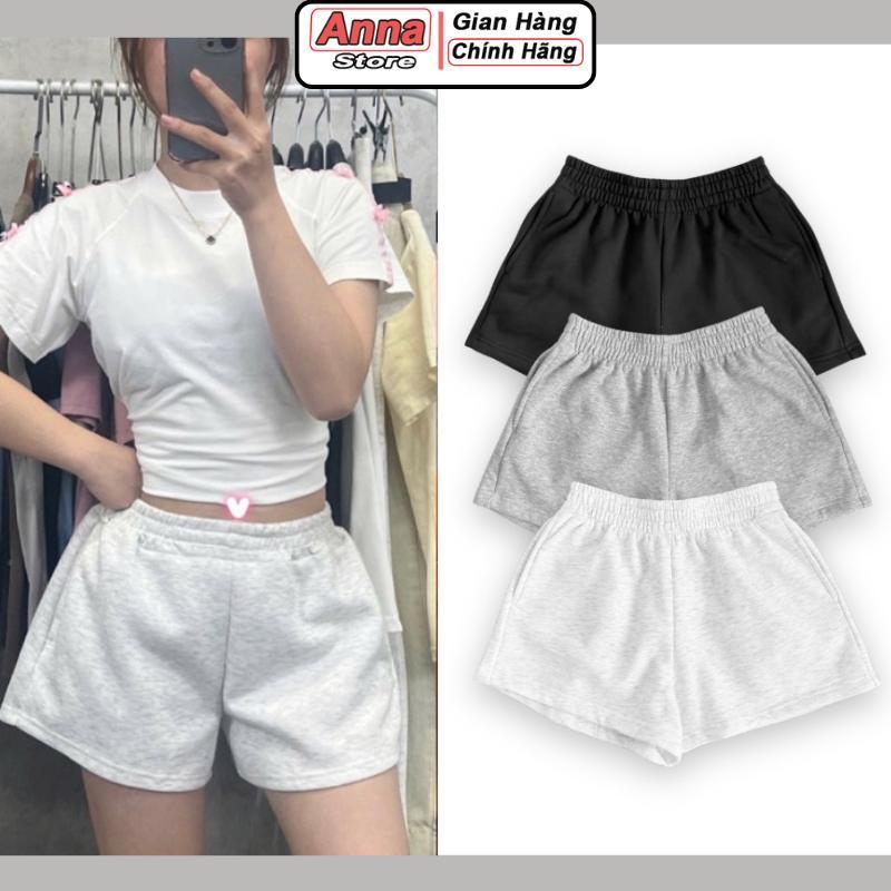 Quần Short Nỉ 2 Da Ép Hàn Form Đứng Dày Dặn, Năng Động, Dễ Mix Đồ, Bigsize Nữ Tới 88kg