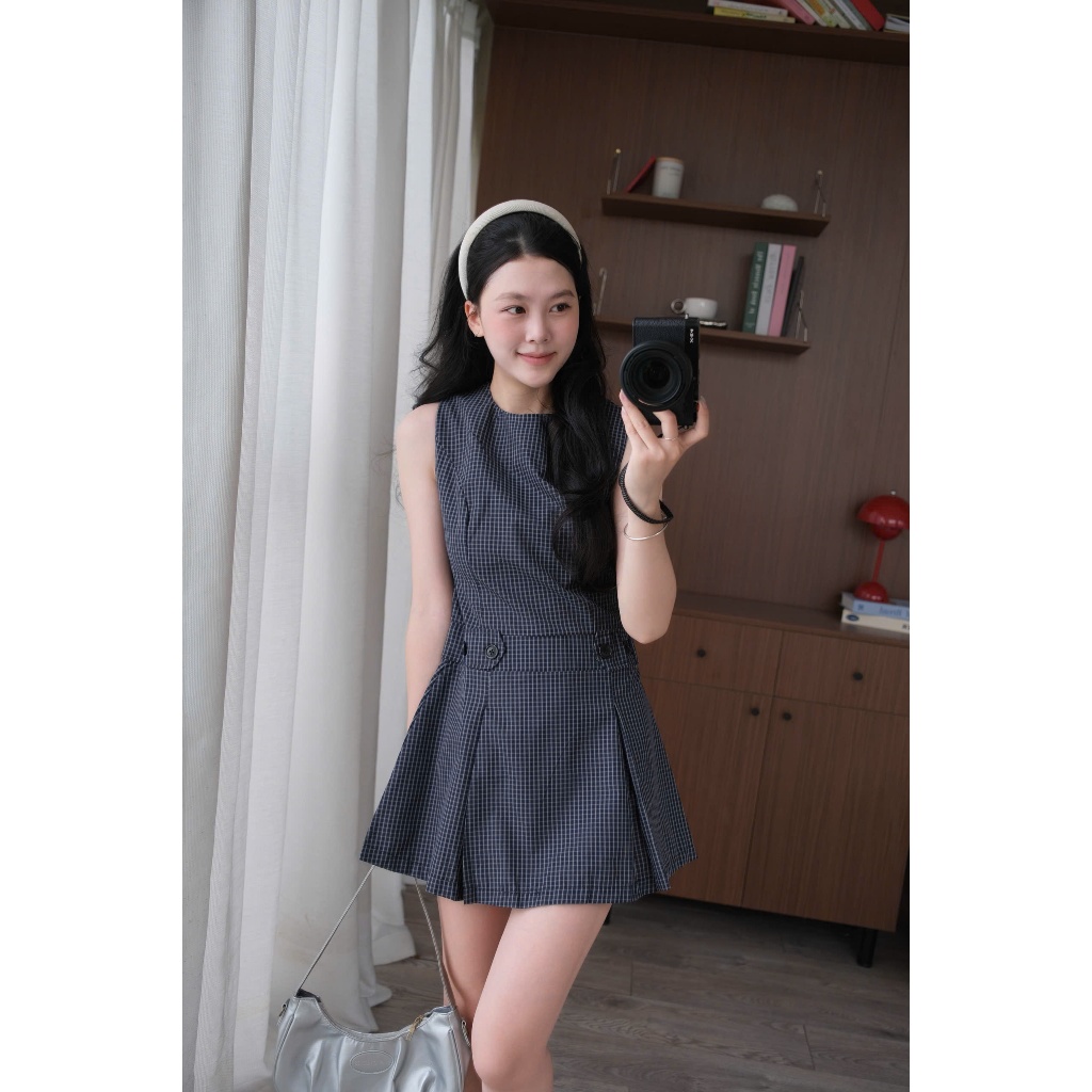 Ruby Dress (TSW) Váy thô sát nách đai eo Nữ the.sweaterweather