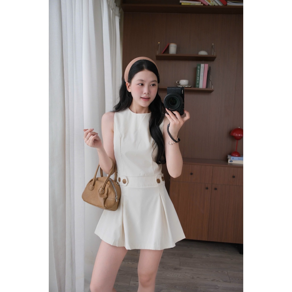Ruby Dress (TSW) Váy thô sát nách đai eo Nữ the.sweaterweather