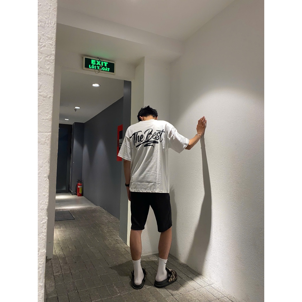 Áo thun The Best Simple Oversize 100% cotton - Thiết kế Oversize, chất liệu 100% cotton, phong cách thời trang