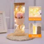 Bộ Hoa Hồng Bất Tử Mini Kèm Đèn LED & Túi Quà – Quà Tặng Valentine, 8/3 Cho Người Bạn Yêu Thương