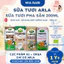 THÙNG 12 HỘP Sữa Tươi Hữu Cơ Arla Organic Đan Mạch 200ml Bé 1 Tuổi+ Full Cream,Đạm A2