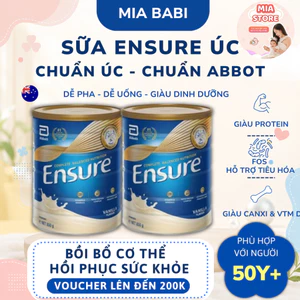Sữa Ensure Úc 850g hương vani