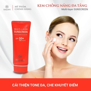 HOÀI VÂN- KEM CHỐNG NẮNG ĐA TẦNG HALAVI - KEM CHỐNG NẮNG HOÀI VÂN