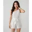 JS Jumpsuit SHI Nữ Cổ Lệch Vai Quyến Rũ Thắt Nơ Eo Form Quần Ống Rộng