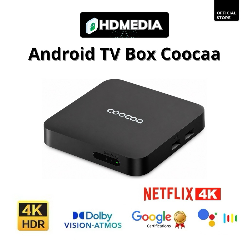 Android TV Box CooCaa Leap S1 có chứng chỉ Netflix 4K Google Dolby ...