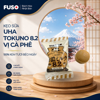 Kẹo Sữa Cao Cấp UHA Mikakuto Tokuno Milk 8.2 Đậm Đặc Các Vị