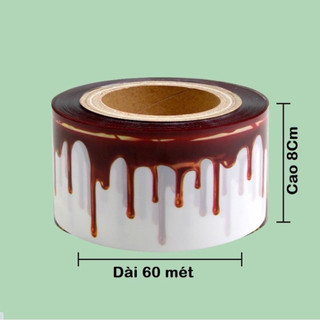 (Viền cứng) Cuộn 1kg Mica bọc thành bánh Mouse, mica quấn thành bánh trang trí bánh- Phụ Kiện Trang Trí Bánh [FREESHIP🚗]