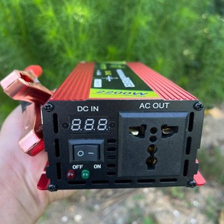 Kích Điện 12V - 24V SMART TECH 2200W Sóng Sin Chuẩn Chạy Thiết Bị Điện Gia Đình Và Xe Ô Tô Siêu Bền