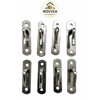 Móc Cài Bạt Inox 2 Lỗ Bắt Vít( giá 2,5,10cái) - Móc Gài Bạt Chống Gỉ Chắc Chắn
