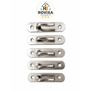Móc Cài Bạt Inox 2 Lỗ Bắt Vít( giá 2,5,10cái) - Móc Gài Bạt Chống Gỉ Chắc Chắn