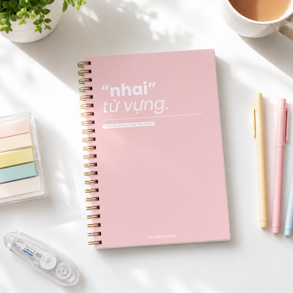 Sổ tay từ vựng tiếng Anh - "nhai" từ vựng - học từ vựng hiệu quả với 2 lần ghi chép