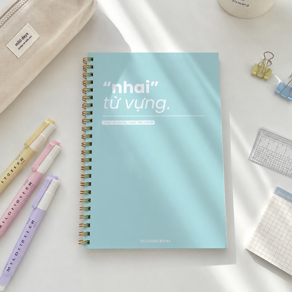 Sổ tay từ vựng tiếng Anh - "nhai" từ vựng - học từ vựng hiệu quả với 2 lần ghi chép