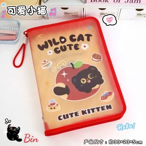 Bìa Tài Liệu Họa Tiết Siêu Yêu Thích, Thiết Kế Mở Rộng 180 Độ