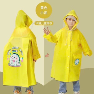 Áo mưa trẻ em có kính che mặt chống nước dày dặn hoạ tiết hoạt hình