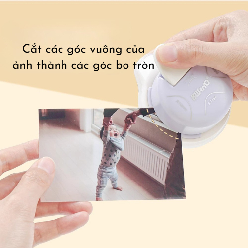 Dụng Cụ Bấm Bo Góc Card Kwtrio, Bấm Bo Góc Tròn, Bấm Bo Góc Plastic 4in1 R4 R7 R10, Vát Cạnh