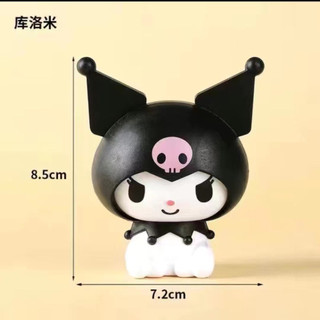 [SIÊU RẺ❤️] -[Combo 3] Mèo Kuromi, Mèo Medoly, Cinnamoroll, Hello kitty - Trang trí bánh sinh nhật bánh kem
