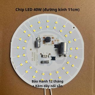 CHIP LED, MẠCH LED TRÒN 220V 10W 20W 30W 40W 50W 60W Siêu Sáng, chất liệu nhôm, tản nhiệt tốt