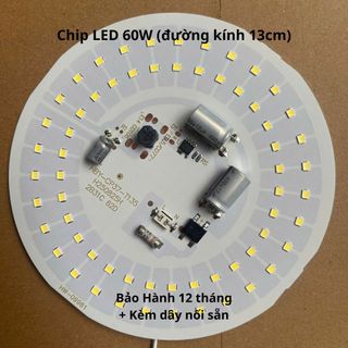 CHIP LED, MẠCH LED TRÒN 220V 10W 20W 30W 40W 50W 60W Siêu Sáng, chất liệu nhôm, tản nhiệt tốt