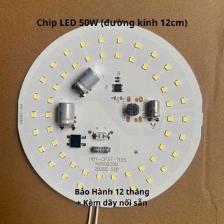 CHIP LED, MẠCH LED TRÒN 220V 10W 20W 30W 40W 50W 60W Siêu Sáng, chất liệu nhôm, tản nhiệt tốt