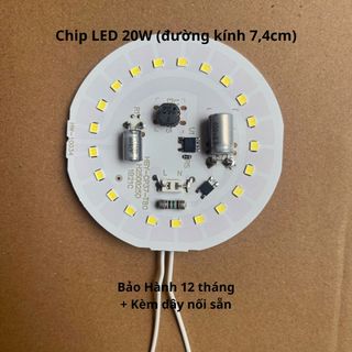 CHIP LED, MẠCH LED TRÒN 220V 10W 20W 30W 40W 50W 60W Siêu Sáng, chất liệu nhôm, tản nhiệt tốt