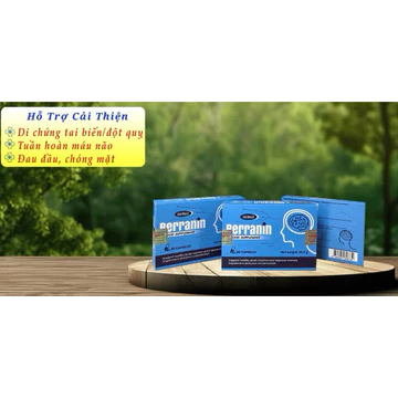Viên uống Berrinin- Hàng nhập khẩu Thổ Nhĩ Kỳ,Hỗ trợ tuần hoàn máu não,phòng chống đột quỵ