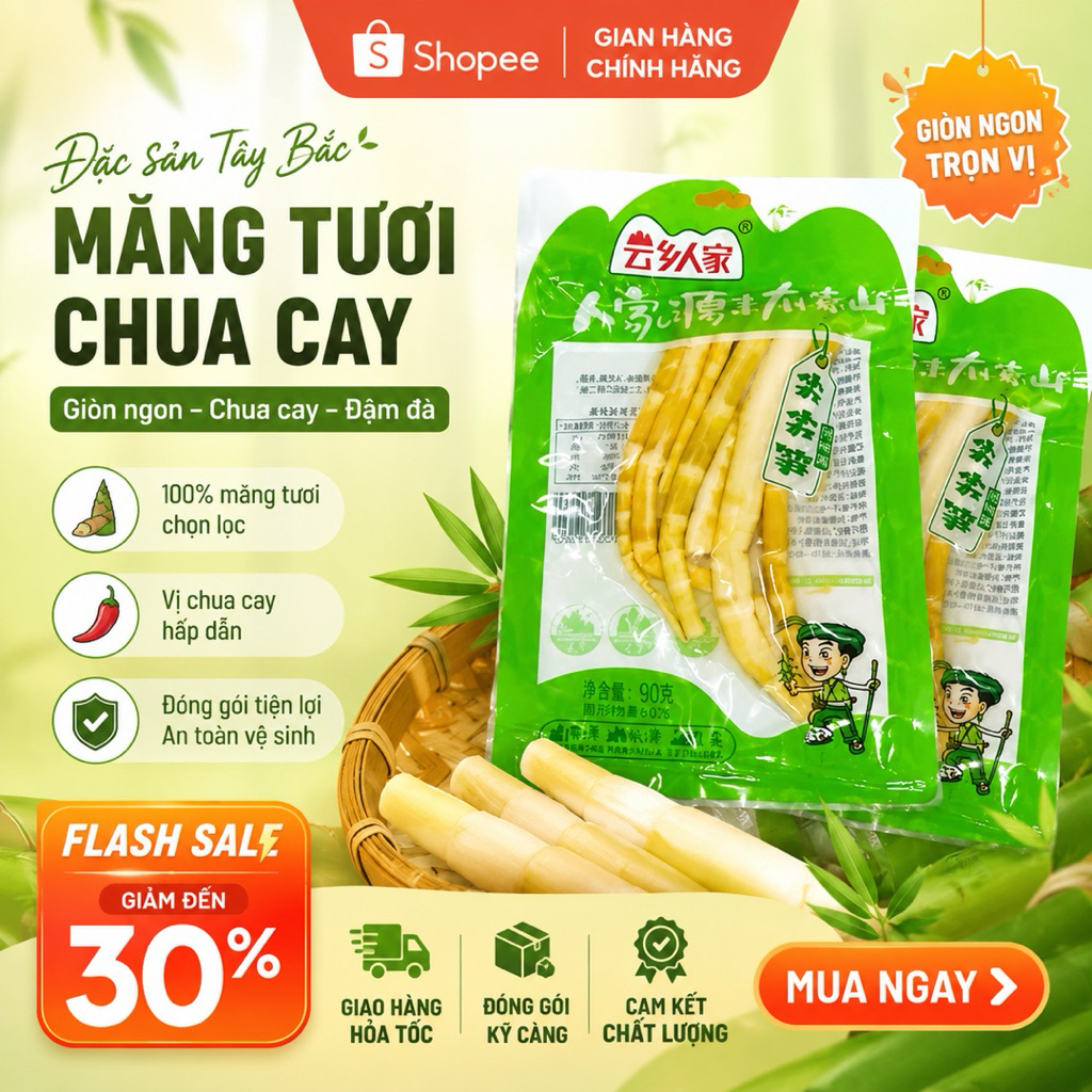 Măng trúc cậu bé 110g cayyyy tê thơm ngon