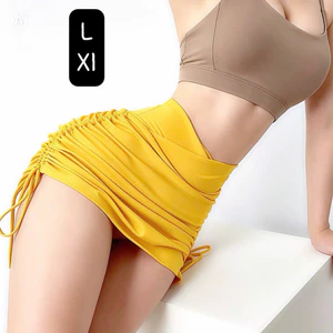 Chân váy nhún dây cạp chéo cao đủ màu chất lulu đẹp mịn tôn eo