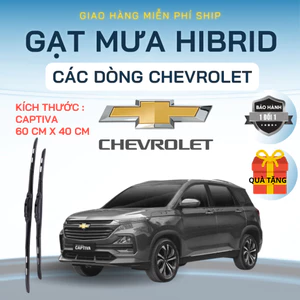 Gạt Mưa Ô Tô CHEVROLET CAPTIVA, COLORADO, SPARK, CRUZE, AVEO, TRAX ... Silicon NANO Gạt Sạch Êm. 3 K