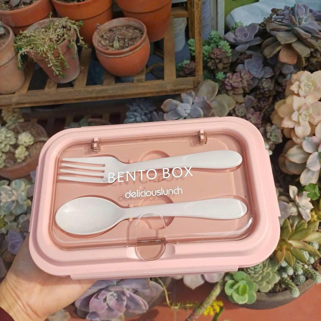 Hộp Đựng Cơm Giữ Nhiệt 2 Ngăn LUNCH BOX, Hộp Đựng Cơm Văn Phòng