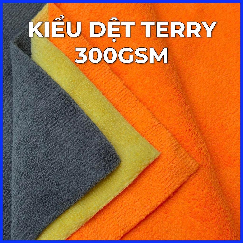 Khăn Microfiber không viền 40x40cm 300gsm và 400gsm, Khăn Microfiber EDGELESS , Khăn detaling lau phủ bóng wax, xi bóng | BigBuy360 - bigbuy360.vn