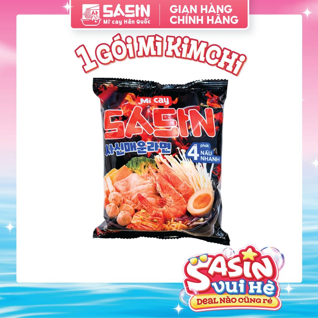 Mì cay Sasin vị kim chi (1 gói) TGVI0051