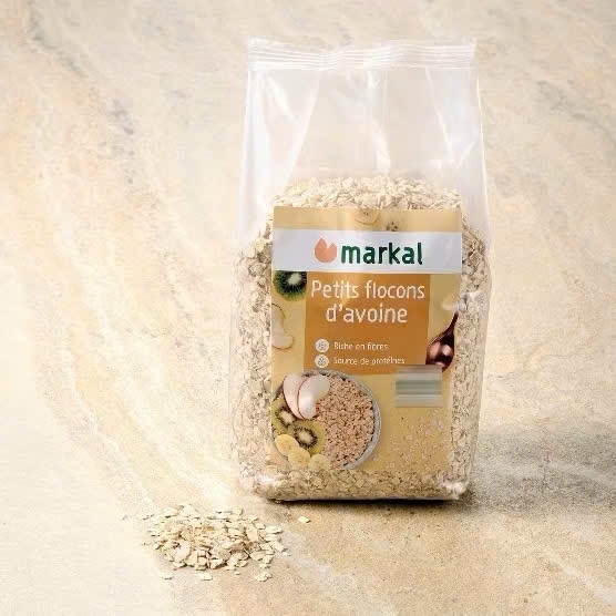 Yến Mạch Hữu Cơ Cán Mỏng Vỡ Markal 500g. Cho Bé Ăn Dặm, Người Tiểu Đường, Eatclean