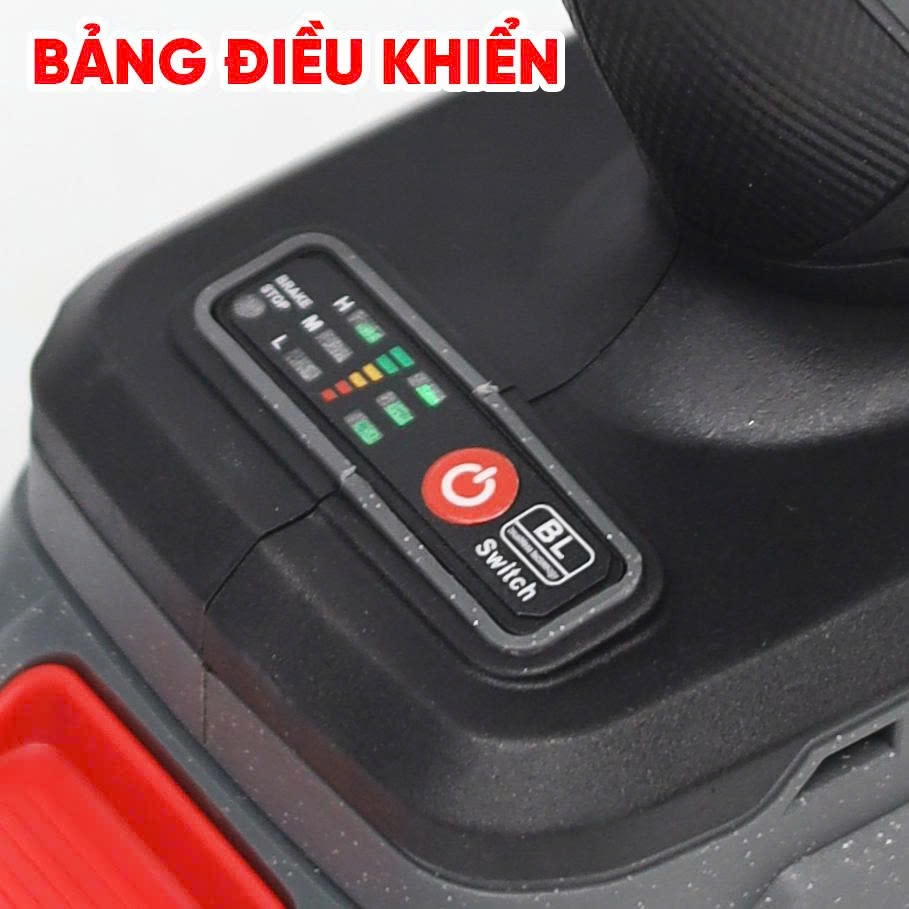 Bộ máy siết bulong đa năng BS BOSSUN M21B-IW400NV, Lực siết 400Nm, 3 Tốc độ - Kèm 2pin 15cell