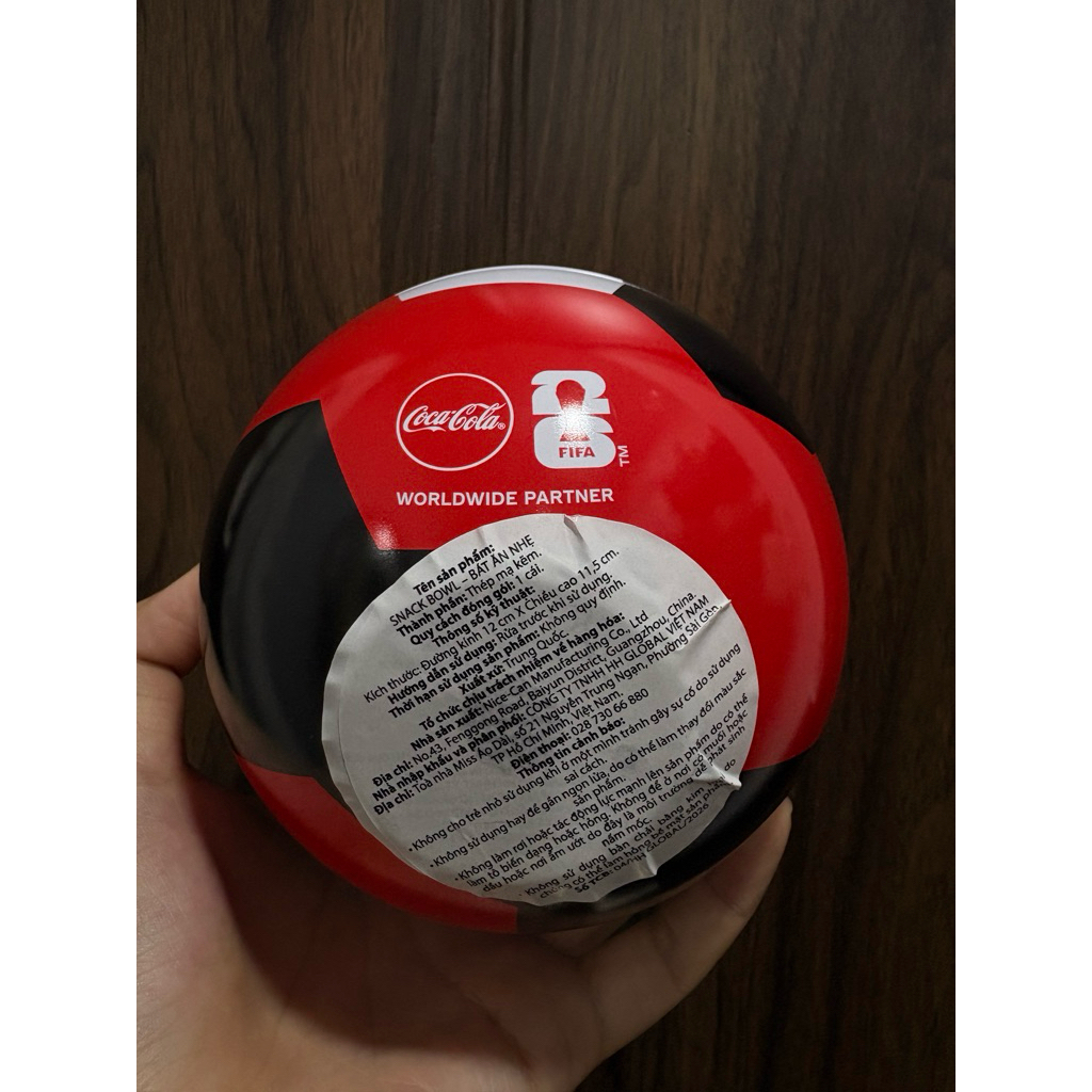 (Số lượng có hạn) Tô ăn snack Coca Cola