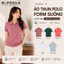 ÁO THUN POLO NỮ CỔ TRỤ BASIC BI.POSILÁ TAY NGẮN, VẢI COTTON CO GIÃN 4 CHIỀU MÁT MẺ 40 - 68KG
