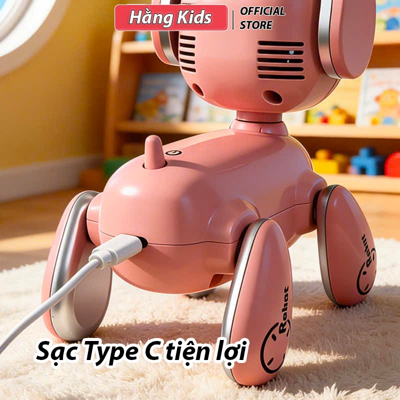 Quạt Để Bàn Không Cánh Hình Cún hoạt hình, USB, có thể sạc lại, có đèn ngủ, Quạt Mini sáng tạo