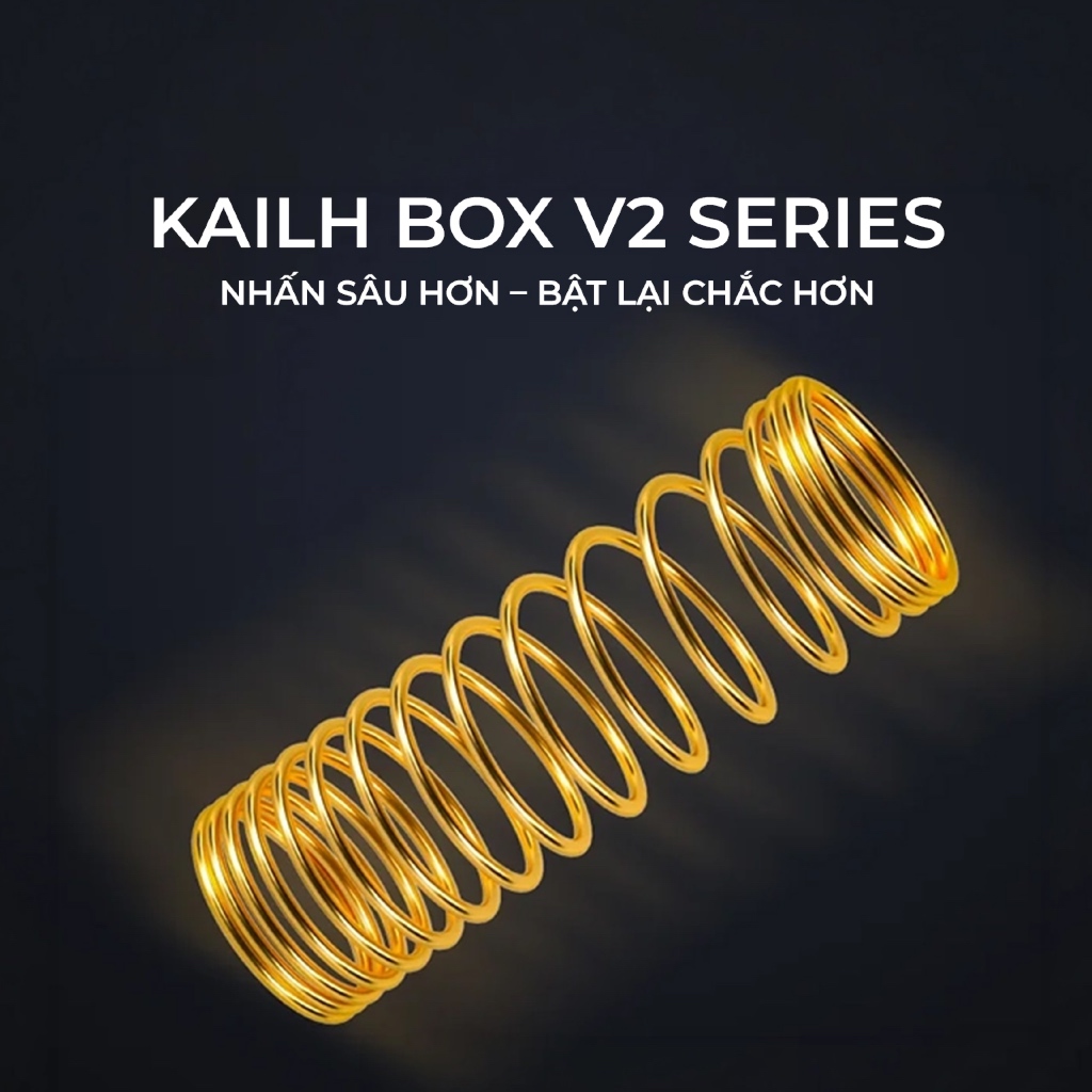 Switch Kailh BOX V2 Red / White / Brown | Linear Clicky Tactile | 5-pin | Lò Xo Dài | POM Stem | BigBuy360 - bigbuy360.vn