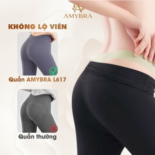 Quần Lọt Khe Su Lạnh Tàng Hình Không Lộ Viền, Quần Chip Nữ Cạp Vừa Đáy Dán Kháng Khuẩn AMYBRA L617