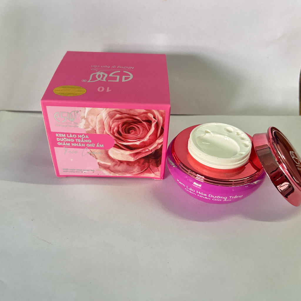 Kem Dưỡng Da Mặt Hỗ Trợ Cải Thiện Dấu Hiệu Lão Hóa Dưỡng Ẩm Mướt Mịn E5 (Tím) 30G