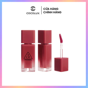 Son Tint 3CE Stylenanda Gummy Oil Tint 4g Chính Hãng - Son Bóng Mọng, Dưỡng Ẩm Môi, Lên Màu Tự Nhiên