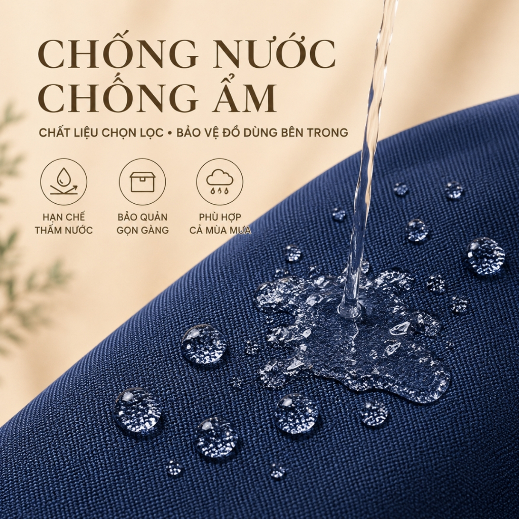 Túi Đựng Chăn Màn Cỡ Lớn Chống Bụi Chống Ẩm, Túi Đựng Quần Áo Chuyển Nhà Có Quai Xách Chắc Chắn Tiện Lợi Chịu Lực Cao