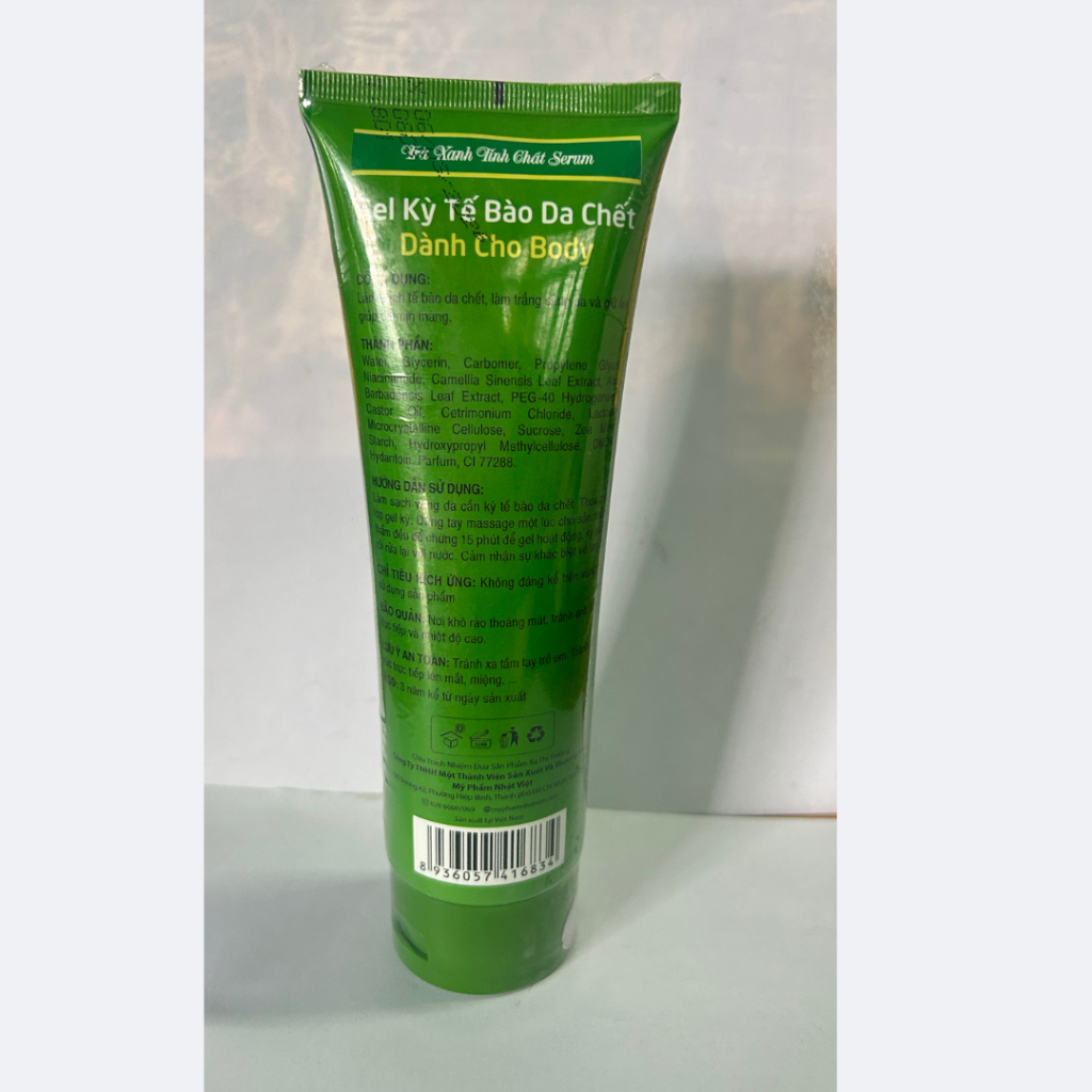 Gel Kỳ Tế Bào Da Chết Body Serum Nhật Việt Trà Xanh Hỗ Trợ Loại Bỏ Da Chết Chăm Sóc Da 250ML