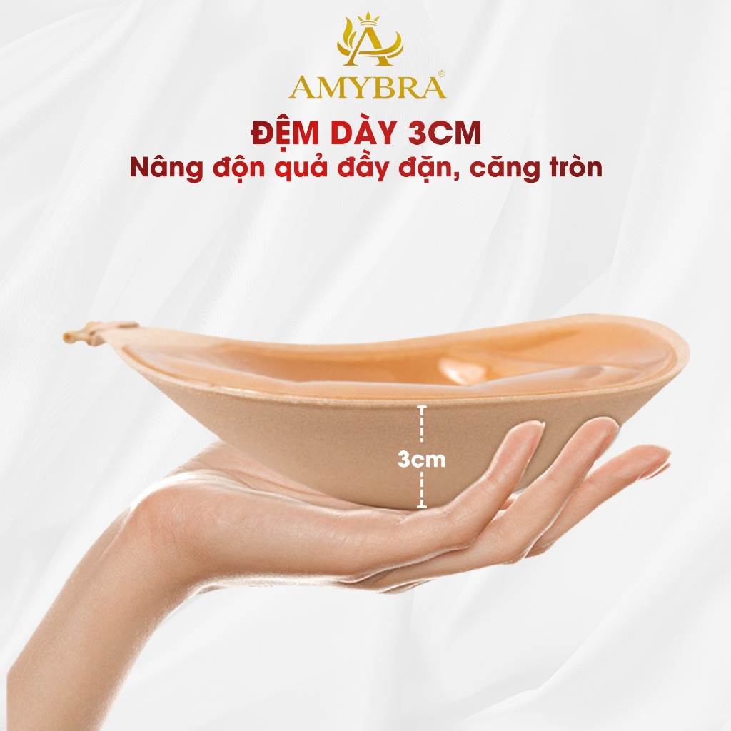 Miếng Dán Ngực Nữ Cài Trước – Áo Dán Nâng Ngực Độn Tự Nhiên AMYBRA D0127