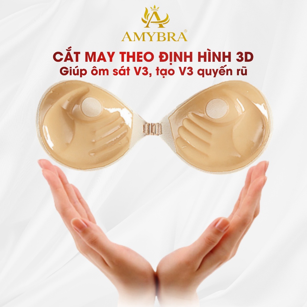 Miếng Dán Ngực Nữ Cài Trước – Áo Dán Nâng Ngực Độn Tự Nhiên AMYBRA D0127