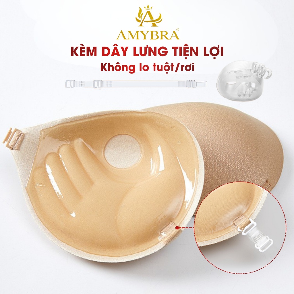 Miếng Dán Ngực Nữ Cài Trước – Áo Dán Nâng Ngực Độn Tự Nhiên AMYBRA D0127