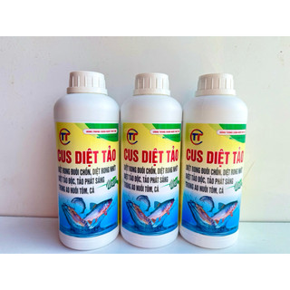 Diệt tảo, cắt rong C.us chai 1 lít 2lít 5lít  dùng cho 10.000m3 nước