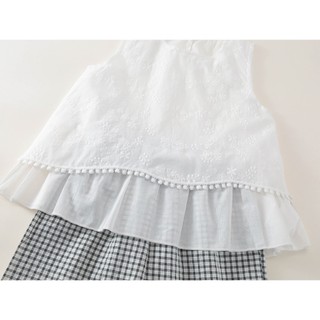 Set Bộ Bé Gái,Đồ Bộ Bé Gái Phong Cách Tiểu Thư Phối Ren Mặc Hàng Ngày Cho Bé Chất Liệu Mềm Mại